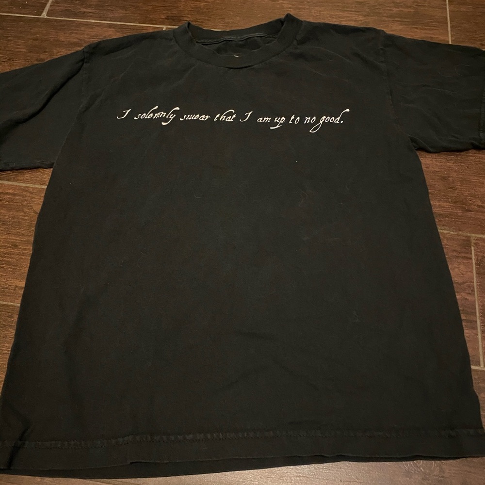 Harry Potter Marauders Map Mischief Managed Back Print Shirt 10 Wizarding World